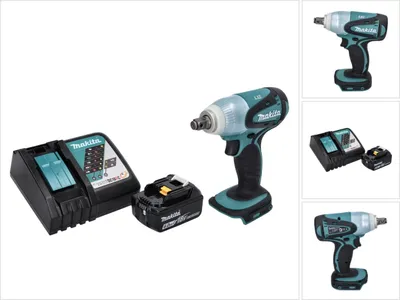Produktbild von Makita DTW 251 RG1 Akku Schlagschrauber 18 V 230 Nm 1/2" + 1x Akku 6,0 Ah + Ladegerät