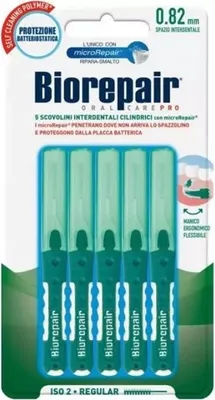 Immagine prodotto di Biorepair, Scovolini interdentali, cilindrici, 0,82 mm, 5 pezzi