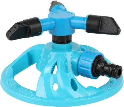 Produktbild von Toi-Toys - SPLASH Wassersprinkler (blau, drehend) Wassersprenkler Rasensprenger Kinder