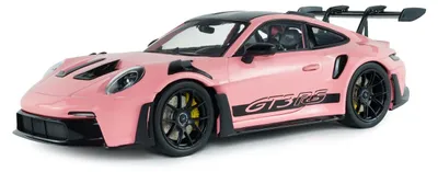 Produktbild von Solido - Porsche 911 GT3 RS 2024 1:18 – Die-Cast Modellauto, Sammlermodell aus Metall, pink, Exklusives Deutschland Modell, mit Kunststoffsockel, Fens