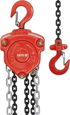 Produktbild von Yato YT-58951 mechanischer Hebezug 1000 kg 3 m Rot