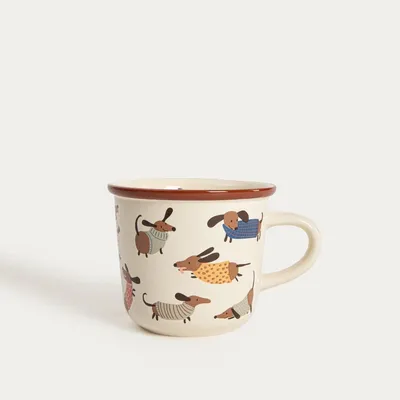 Produktbild von HOMLA BOOP-Becher mit Dackeln im Pullover, 0,3 l