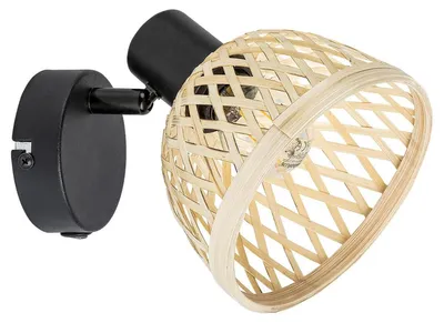Obrázok produktu pre Spot Rattan E14 1Xmax15W Čierna
