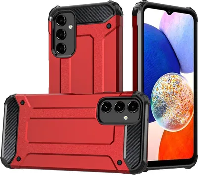 Produktbild von König Design Hülle kompatibel mit Kunststoff Soft Handyhülle - Handy Case Rot