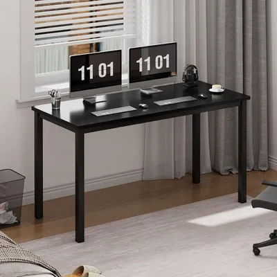 Produktbild von Schreibtisch Computertisch 100x60x75 cm PC Büro Workstation Home Office Ac3cb-100 Esstisch Konferenztisch Ac3bb-100