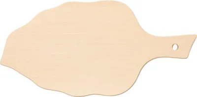 Produktbild von Holzschneidebrett Blatt 40 cm | Küchenständer aus Holz | Servierbrett | Blattform | Naturholz | 40 cm