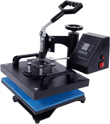 Produktbild von LCD stroj na tepelný přenos, digitální vysokotlaký přenosový lis s třepací hlavou, přenos, velikost 23 x 30 cm, výroba vzorů pro dárky, oděvy a reklamu 220 V, 900 W,