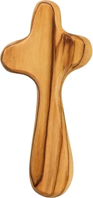 Imagen del producto de Cruz de madera de olivo, de aproximadamente 7 cm, para la oración y la meditación