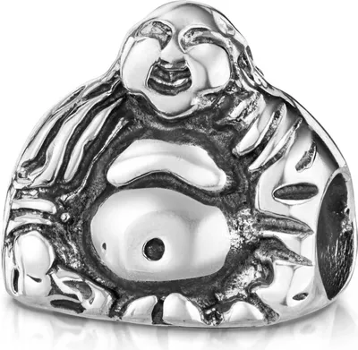 Produktbild von MATERIA by Matthias Wagner Silber Bead Buddha Buddhismus Glück 925 Sterling Silber antik 880
