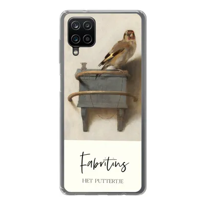 Produktbild von MuchoWow® Handyhülle Schutzhülle Hülle für Samsung Galaxy A12 Alte Meister - Der Stieglitz - Fabritius Silikon Softcase Handy Hülle - Bild