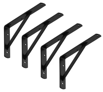 Produktbild von SOTECH Schwerlast-Konsole BLACKLINE I 250 x 150 x 30 x 4 mm schwarz (4 Stück)