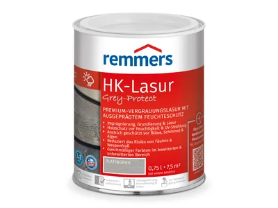Obrázok produktu pre Remmers HK-Lasur 0,75 L Eimer Platingrau