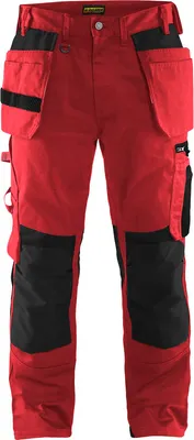 Produktbild von Blakläder Handwerker Bundhose 1555 1860 in div. Farben, Farbe:rot/schwarz, Größe:46