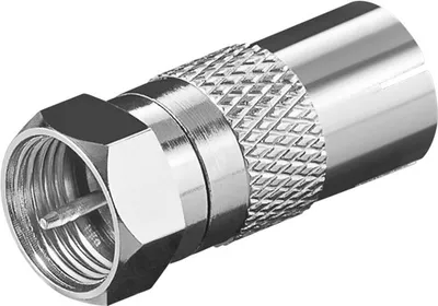 Immagine prodotto di Goobay 63461 Adattatore F: spina F - presa coassiale - rame