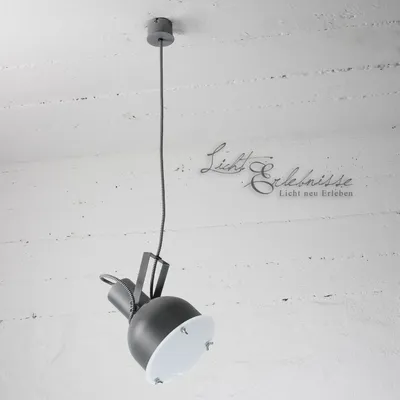 Produktbild von Pendelleuchte VintageIndustrie "Industrial" Zink Metall Glas Hängelampe Wohnzimmer Esstisch