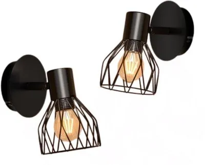Obrázek produktu pro Průmyslová vintage nástěnná lampa se stmívačem do ložnice