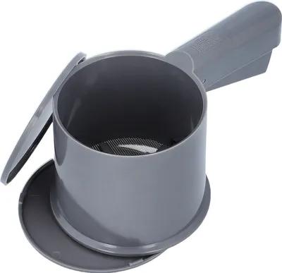 Produktbild von Birkmann Mehlsieb Polypropylen dunkelgrau Spülmaschinengeeignet 10cm Durchmesser