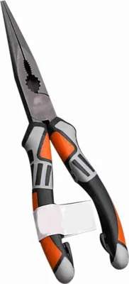 Produktbild von 8'' Spitzzange Professionelle Elektrikerzange Chrom-Vanadium Stahl Drahtschneider Abisolierzange Crimpzange
