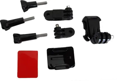 Produktbild von vhbw Montageplatte kompatibel mit GoPro Hero 3 + Plus CHDHX-301, 3 + Plus CHDHN-301 Actioncam - Selbstklebend, für Diverse Oberflächen (Gerade)