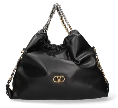 Produktbild von Marc Ellis Handtasche, Polyurethan, Reißverschluss, Kettenhenkel, Schwarz, Rosa, Weiß