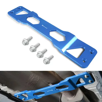 Immagine prodotto di Trave di rinforzo del sottoscocca - Trave del tunnel centrale - Per veicoli MQB con trazione anteriore - Lega di alluminio 6061 - Codice OEM 5Q0804421B - Blu