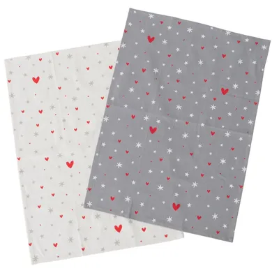 Produktbild von Küchentücher mit Muster ANELLA, 50 x 70 cm, 2er-Set