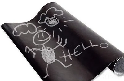 Produktbild von ORION Selbstklebende Tafelfolie Kreidetafel Folie 45 x 200 cm + Kreide