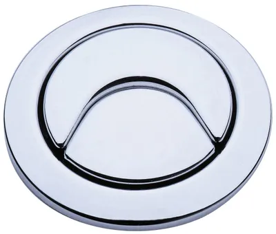 Aktuatorplatte 3/6 l für 36a Mechanismus, Doppelvolumen, Kupfer, Silber