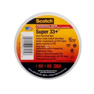 Image de Ruban isolant Super 33+ 19mmx20m noir 3M
