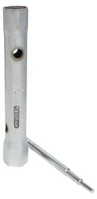 Produktbild von KS Tools 518.0878, Zündkerzenschlüssel, 1 Stück(e), Chrom, Chrom-Vanadium-Stahl, ISO 1085, DIN 896, ISO 2236, 18 cm