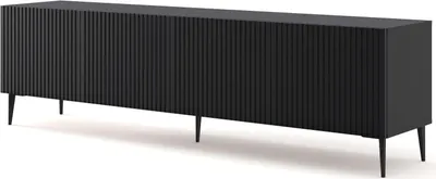 Immagine prodotto di Porta TV FURNLUX Ravenna B Black 200cm / Colore principale: Nero / Dimensioni: 200 x 56 x 42 cm
