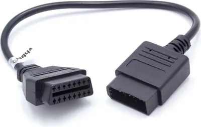 Produktbild von vhbw OBD Adapter 14Pin-OBD1 auf OBD2 kompatibel mit Alfa Romeo - 30 cm