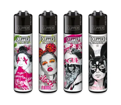 Produktbild von Clipper Feuerzeug 4er Set Mittenimwald