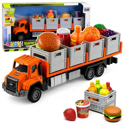 Produktbild von Orangefarbener Lebensmitteltransporter 1:55
