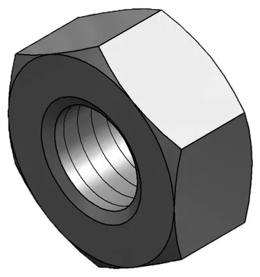 Produktbild von Ostendorf Sechskantmutter, M8 SW 13, Packung mit 50 Stk.