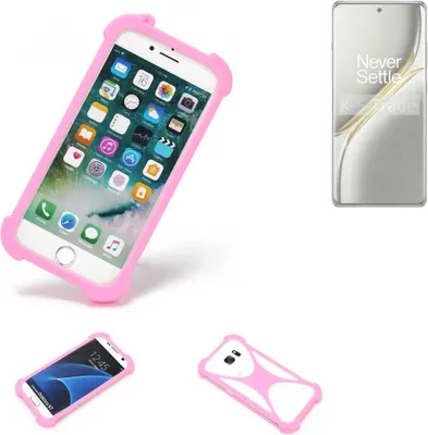 Produktbild von K-S-Trade Handy Hülle kompatibel mit OnePlus Ace 3 Pro Schutz Hülle Bumper Silikon Schutz Hülle Cover Case Silikoncase Silikonbumper TPU Softcase