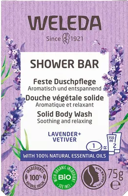 Produktbild von WELEDA Lavendel + Vetivery Duschwürfel