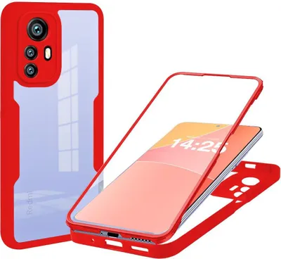 Produktbild von 360 Grad Handyhülle für Xiaomi 12 / 12X Full Cover Rundum Schutz Farbe: Rot