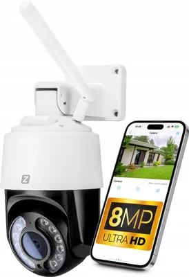Produktbild von Outdoor Kamera Wifi 8Mp 4K Uhd Mit Sony Imx 415 Und Bewegungserkennung