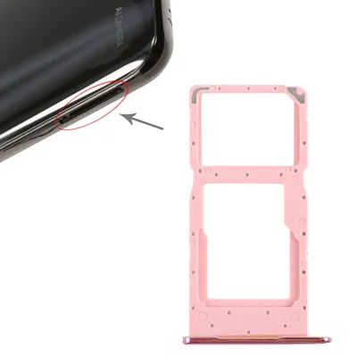 Obrázok produktu pre Držiak na SIM kartu pre Huawei P Smart 2019, ružový,  náhradný diel