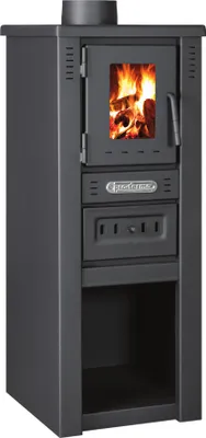 Produktbild von ProTermo Kaminofen Lava Basic Glass 6,5 kw, 33x36x82 cm Holzofen