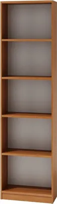 Obrázek produktu pro Regál na knihy Dřevěný regál Stojací regál Nástěnný regál Kancelářský regál 182x40cm Olše