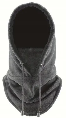 Produktbild von Unisex Winter Sturmhaube mit Kapuze Anthrazit Grau