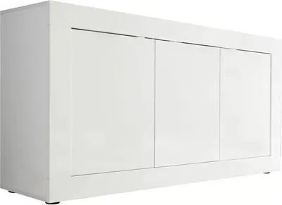 Immagine prodotto di Buffet 3 ante, collezione ISORA, colore bianco lucido lacato