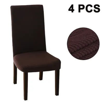 Produktbild von Universal Stretch Stuhlhussen 4er Set Stuhlbezug für Stuhl Esszimmer