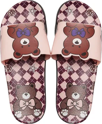 Produktbild von Damen Slipper Leicht Badeschuhe Hausschuhe Pantoletten Riki Rosa Gr.38/39