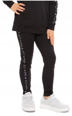 Immagine prodotto di Moraj | Leggings - Taglia 98 - Leggings neri per bambine - Leggings sportivi - Pantaloni per bambini