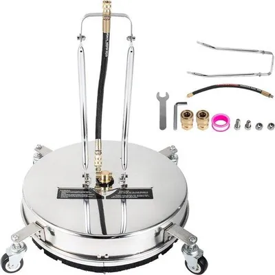 Produktbild von Terrassenreiniger mit doppeltem Rotor - Hochdruckreiniger - RVS - 40 cm breit - 270 bar