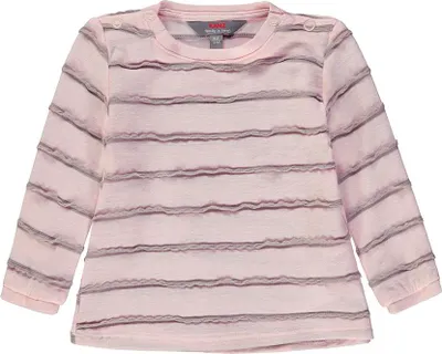 Produktbild von Mädchenbluse mit langen Ärmeln, rosa, Rüschen, Kanz