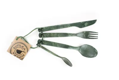 Produktbild von Kupilka CUTLERY Campingbesteck, grün